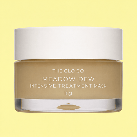 Glo Jelly Buff Micro-Bamboo Exfoliant for the Hair & Skin Jar